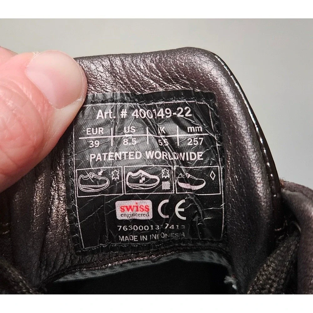 MBT Maliza Rocker Bottom Walking Sneakers Metallic Bronze Brown Suede Womens 8.5 - Picture 10 of 10